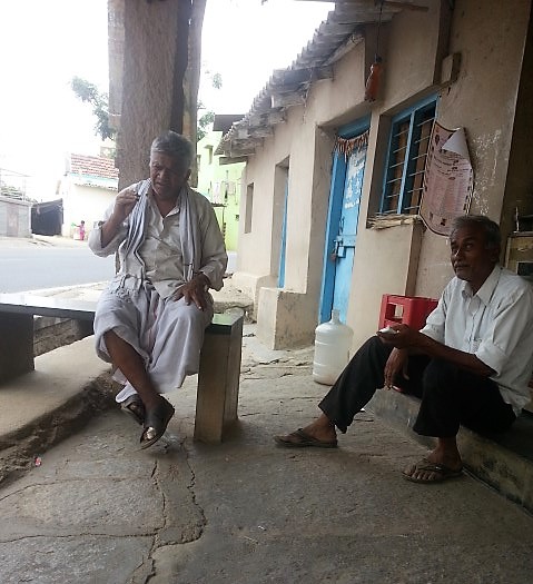 man at tea